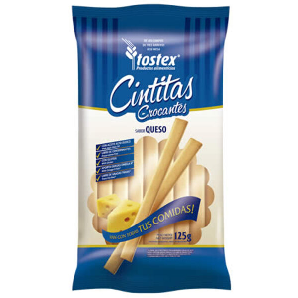 Tostex cintitas queso x125g