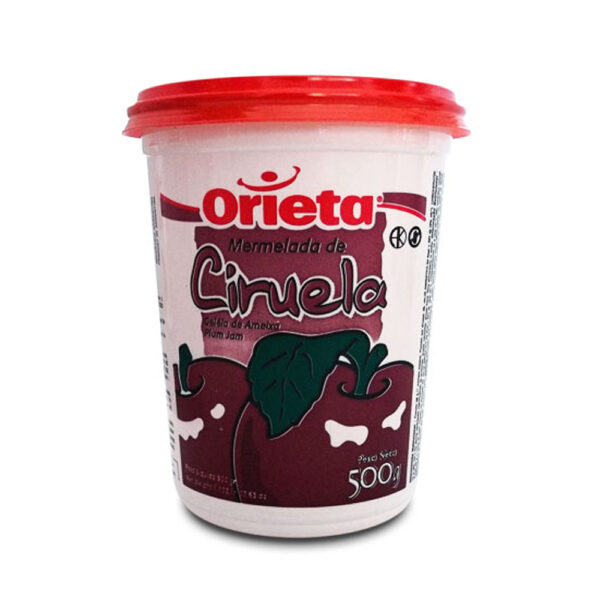 Orieta mermelada x 500g ciruela