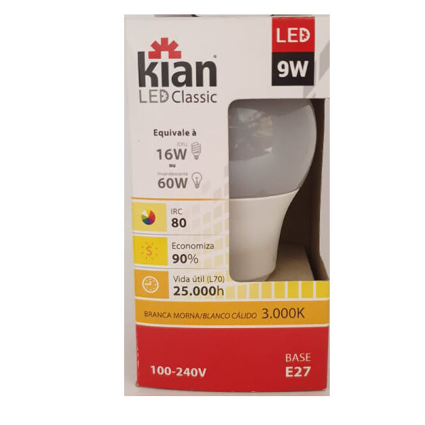 Kian led classic a/75w calida