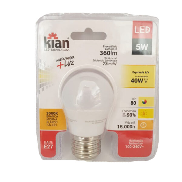 Kian led gota cilica 40w luz calida