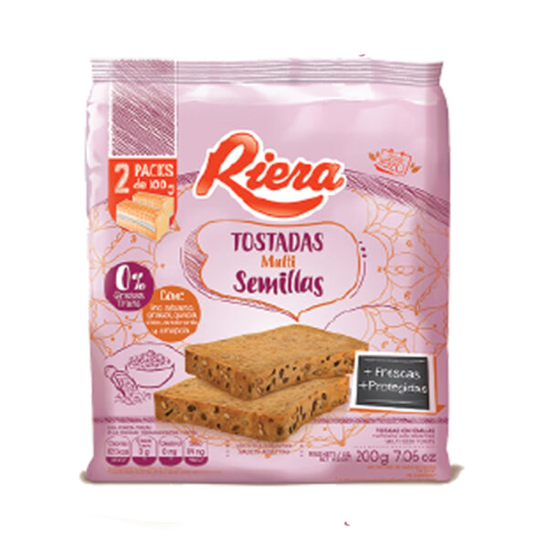 Riera tostadas libres 200g 7 semillas