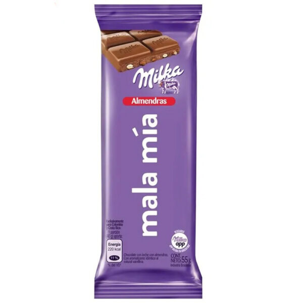 Milka chocolate x55g almendras