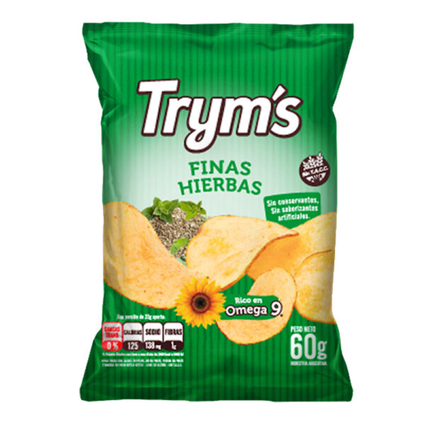 Tryms papas fritas finas hierbas 60g