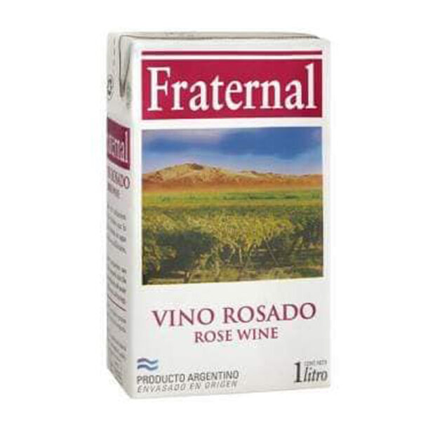 Fraternal vino rosado tetra x1l