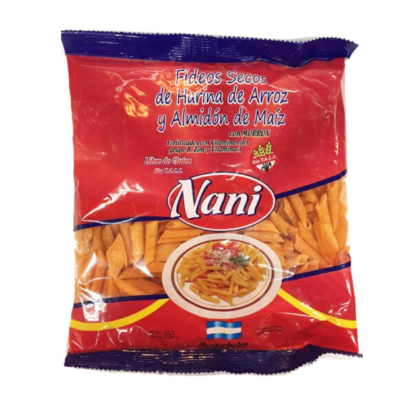 Nani fideos de arroz 350g c/morron