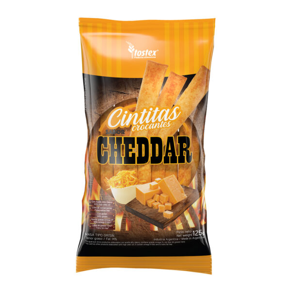 Tostex cintitas cheddar x125g