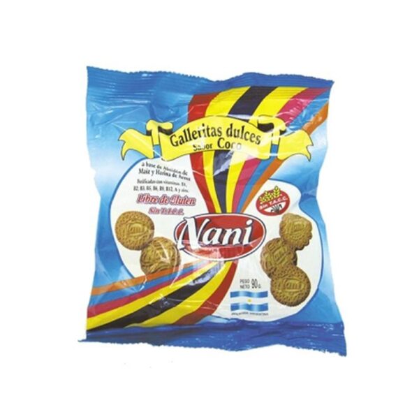 Nani galletitas de coco x90g