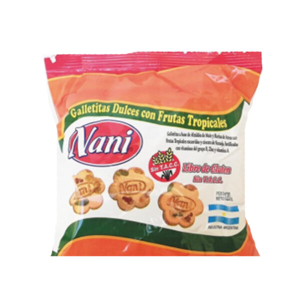 Nani galletitas fruta tropical x120g