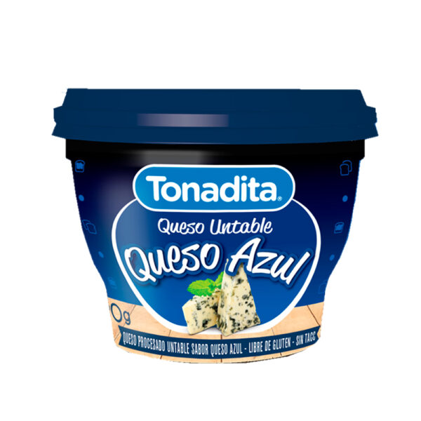 Tonadita queso untable x180g azul