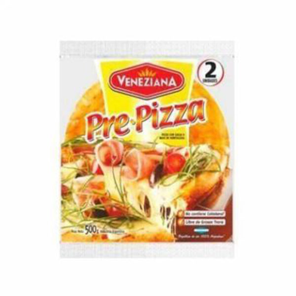 Veneziana pre-pizza x500g a la piedra x2