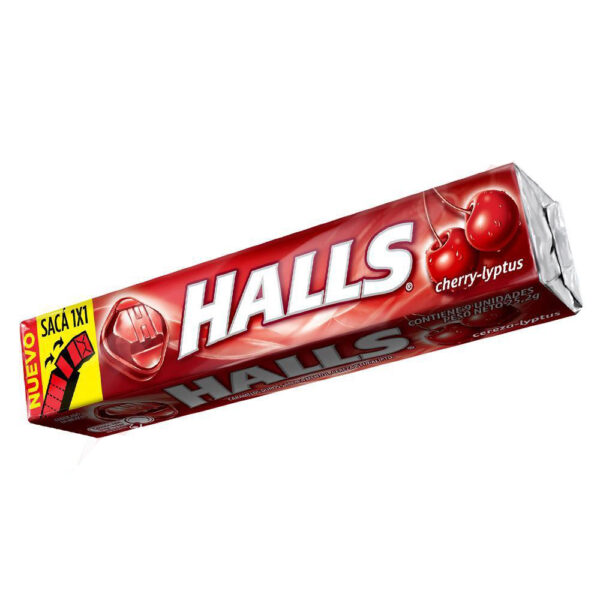 Halls paq x25.2g cherry