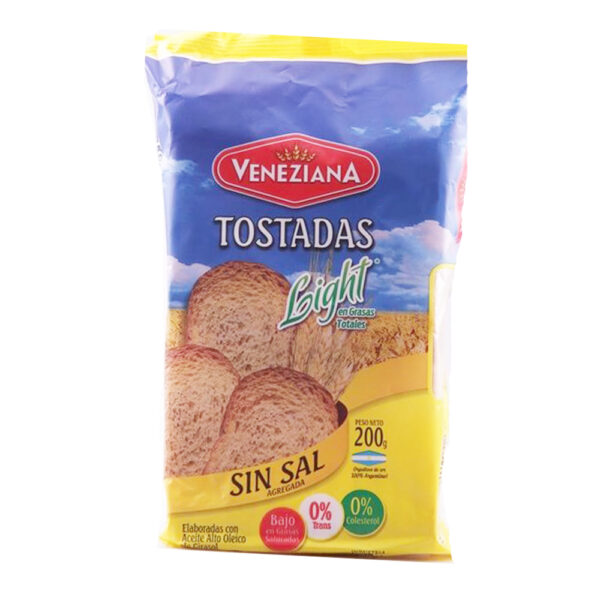 Veneziana tostadas x200g s/sal-gluten