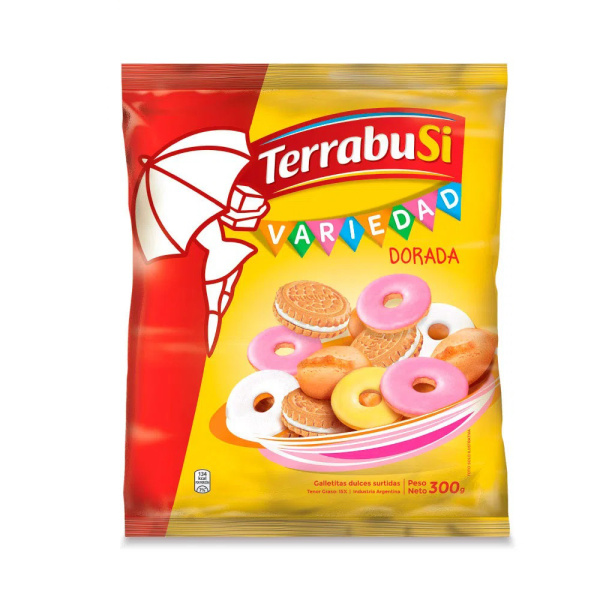 Terrabusi variedad x300g dorada