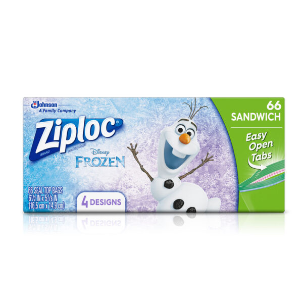 Ziploc bolsa sandwich disney frozen 25u