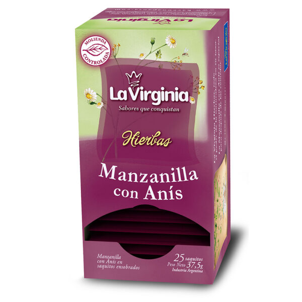 La virginia te x25 manzanilla c/anis