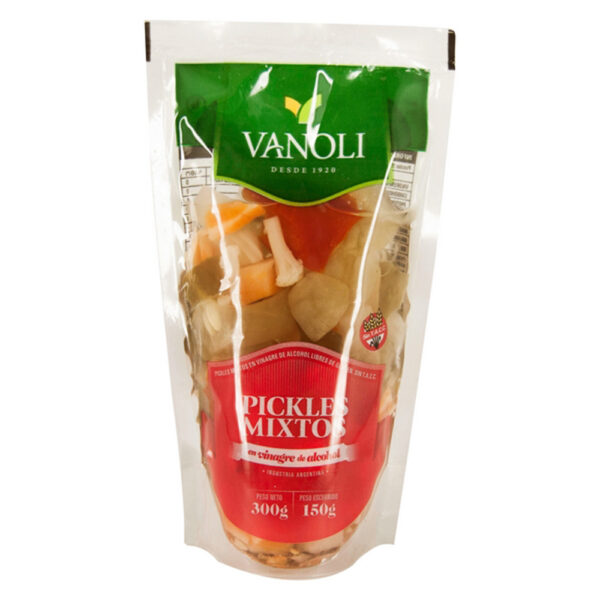 Vanoli pickles mixtos x150/300g d.pack