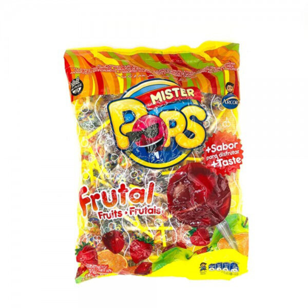 Mister pops chupetin frutal x10