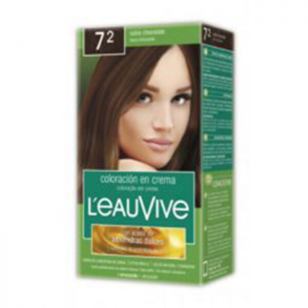 Leau vive coloracion 7.2 rubio chocolate