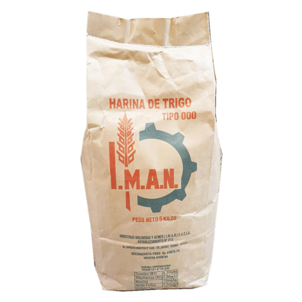 Iman harina trigo x5kg 000