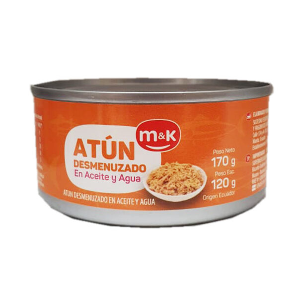 M&k atun 170g desmen aceite y agua