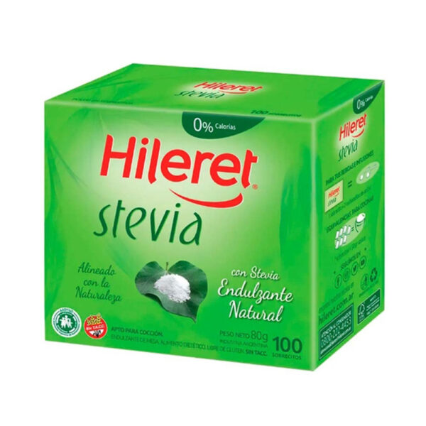 Hileret endulzante stevia x100 sob