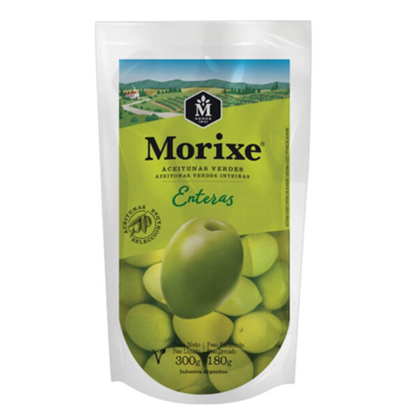 Morixe aceitunas enteras x300g doypack