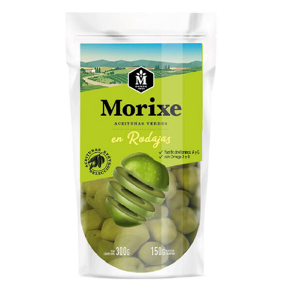 Morixe aceitunas rodajas x300g doypack