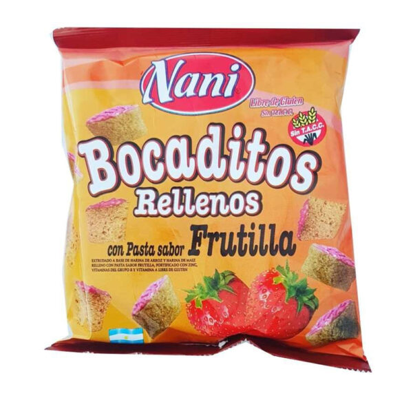 Nani bocaditos frutilla x150g