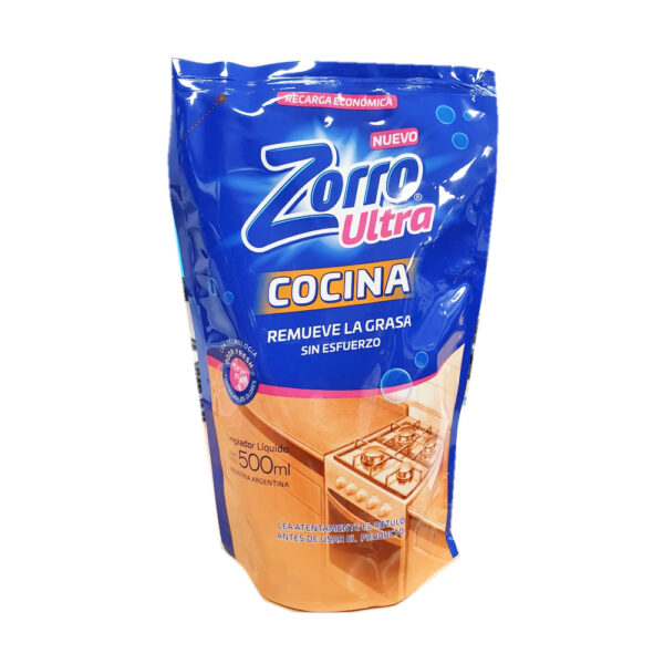 Zorro antigrasa cocina 450ml d/pack