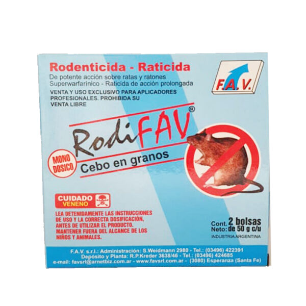 Fav cebo raticida 2x50g