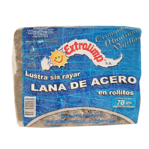 Extralimp lana acero rollito x 70g