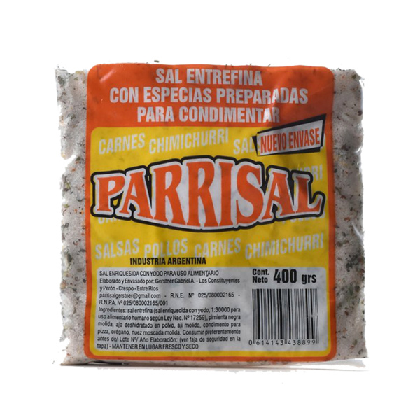 Parrisal sal entrefina c/especias x400g