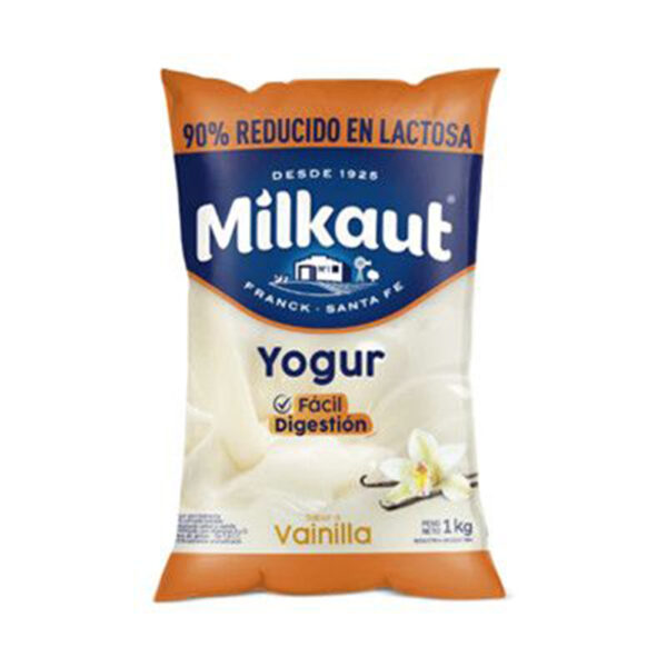 Milkaut yog x900g 0% lactosa vainilla