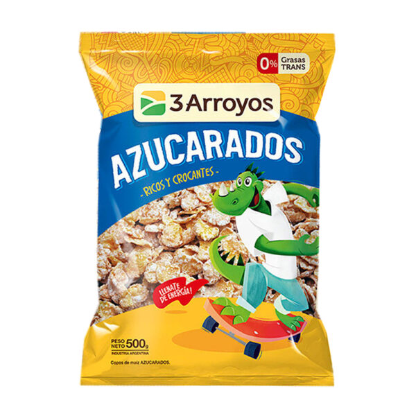3 arroyos copos maiz x500g c/azucar
