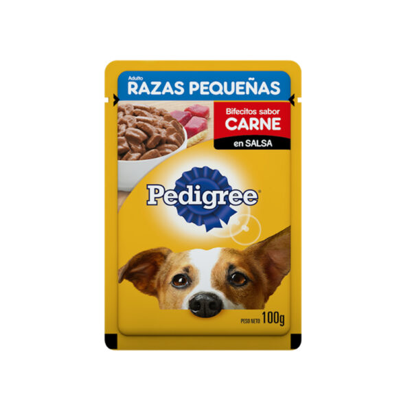 Pedigree pouch razas peq carne x100g