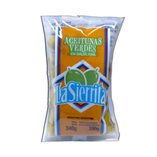 La sierrita aceitunas x200/330g fco