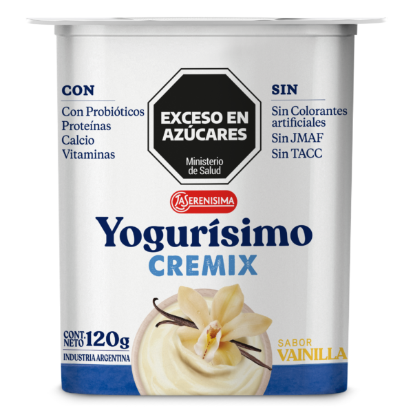 Yogurisimo cremix x120g vainilla