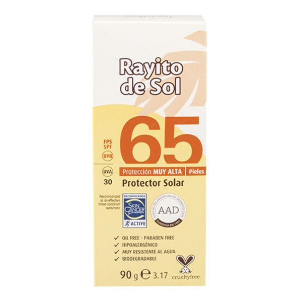 Rayito de sol protector solar fps 65 90g