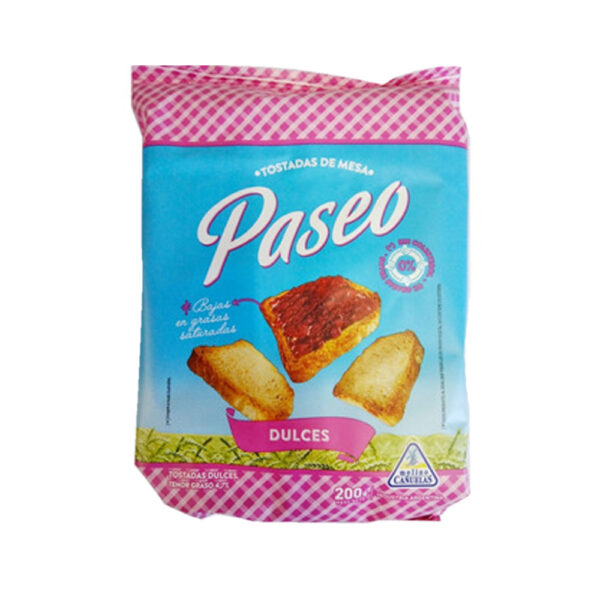 Paseo tostadas 200g dulces