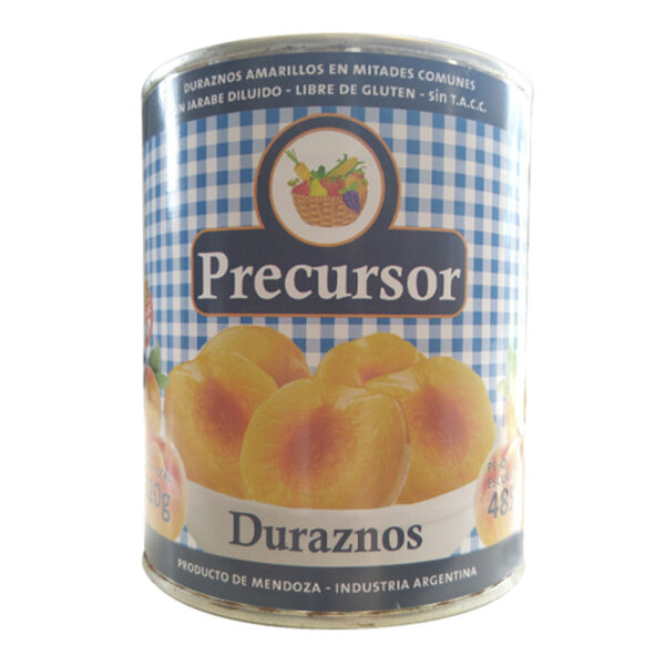 Precursor duraznos amarillos mitad 820g
