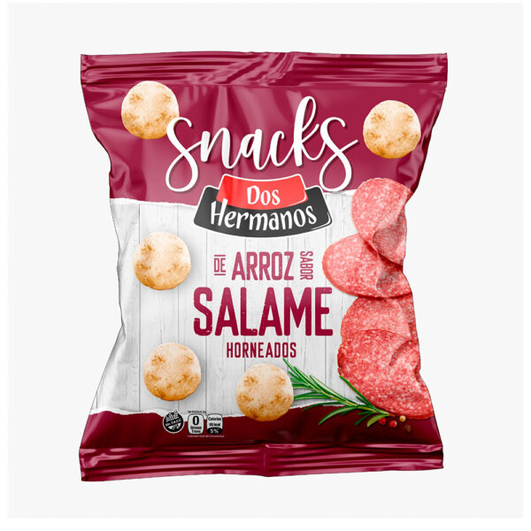 Dos hermanos discos arroz s/salame x80g