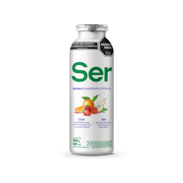 Ser yogur bot 190g multifruta