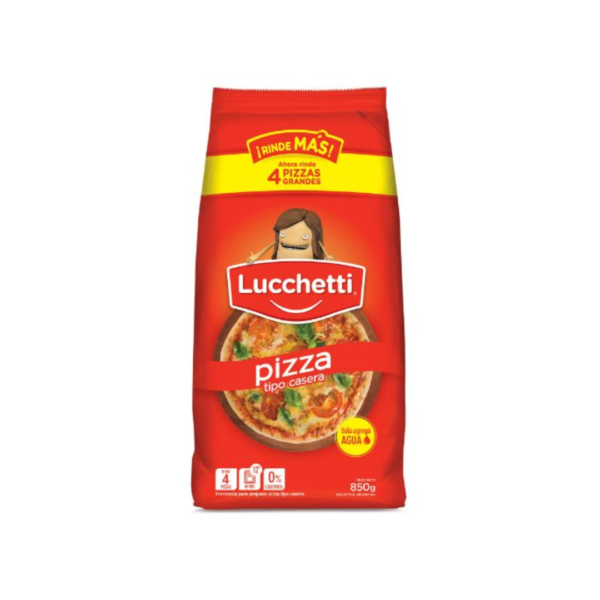 Lucchetti harina p/pizza x850g