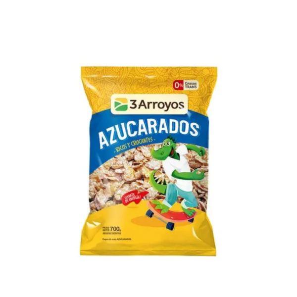3 arroyos copos maiz x700g c/azucar