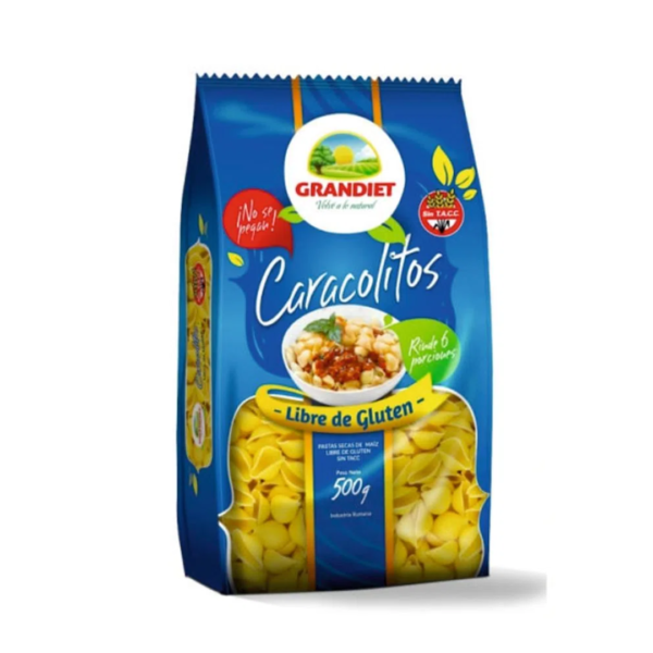 Grandiet fideos de maiz x500g coditos
