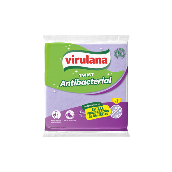 Virulana paño twist antibacterial x1