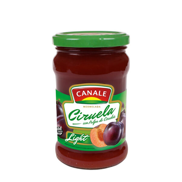 Canale mermelada light x390g ciruela