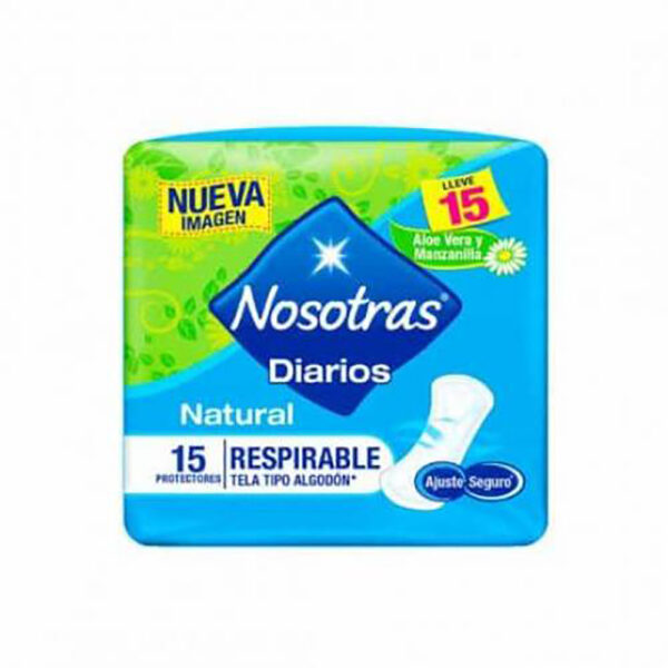 Nosotras pr diarios x 15 respirable
