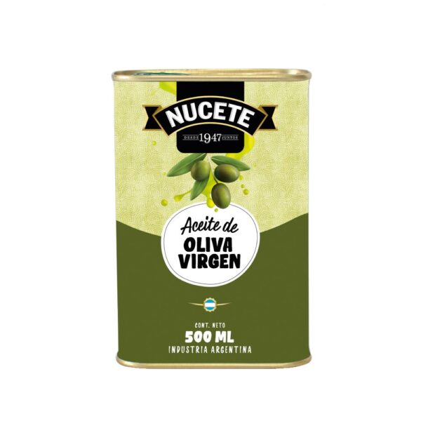 Nucete aceite oliva 500ml virgen lata
