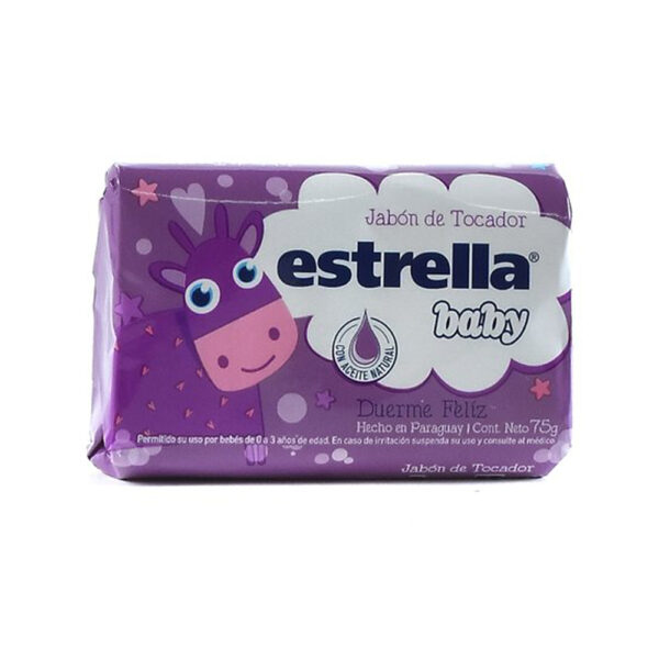 Estrella baby jabon x75g duerme feliz
